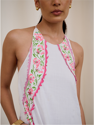 Floral Patch Dress