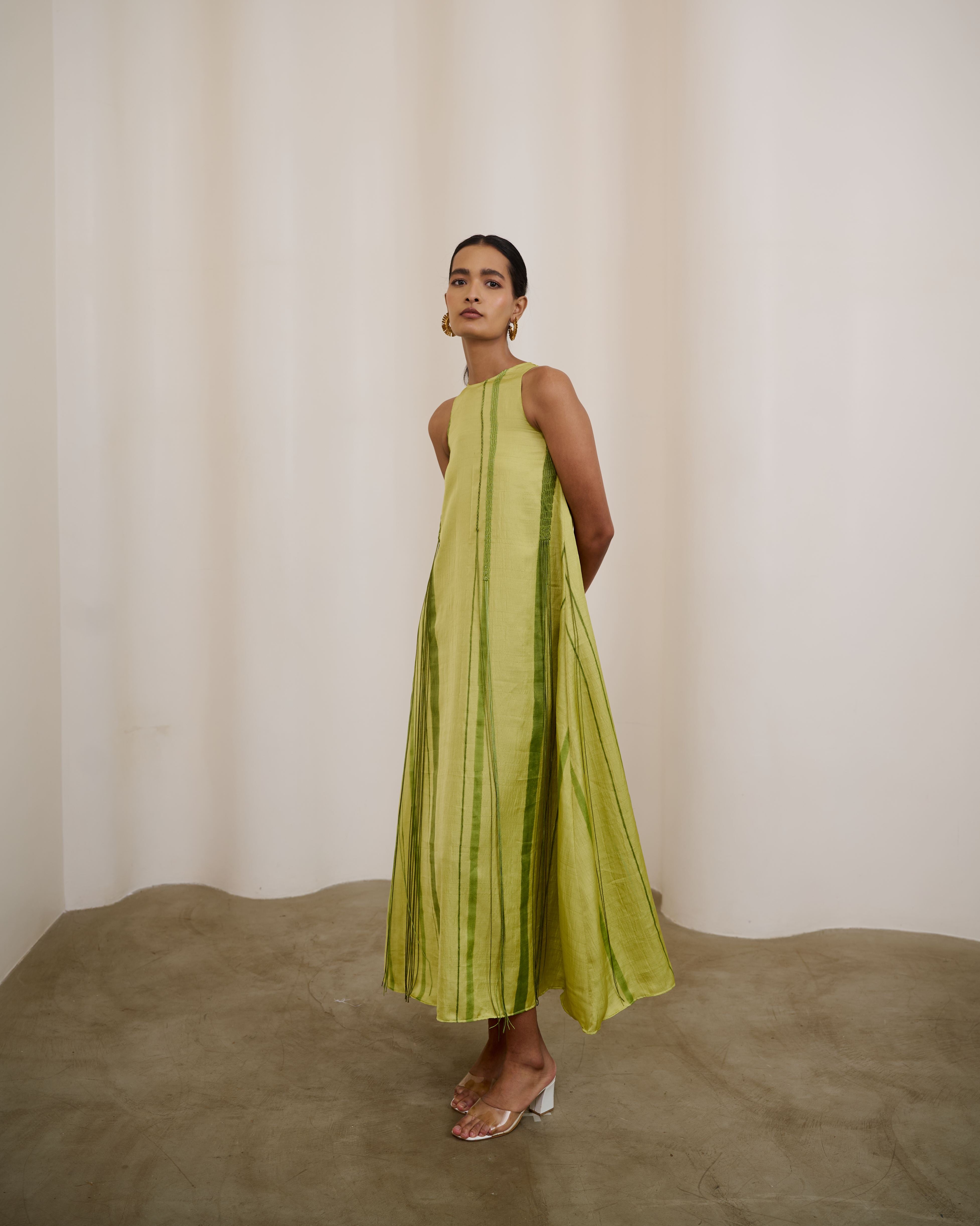 Fringe Hand - Stitched Dress