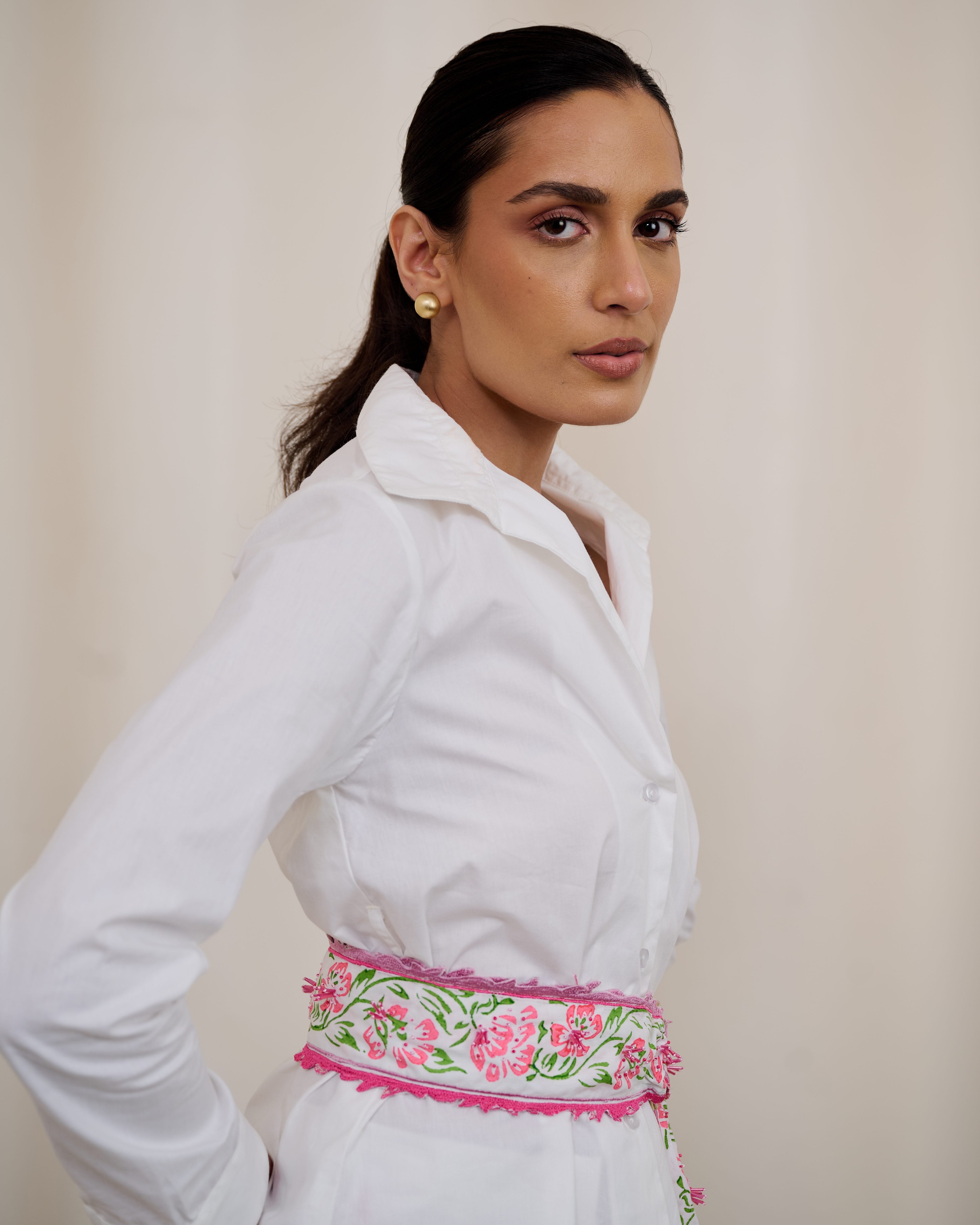 Embroidered Shirt Cuff